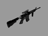 MP15 Assault Rifle Render2